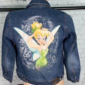 Disney Studio Tinkerbell Denim Jacket EUC size XS